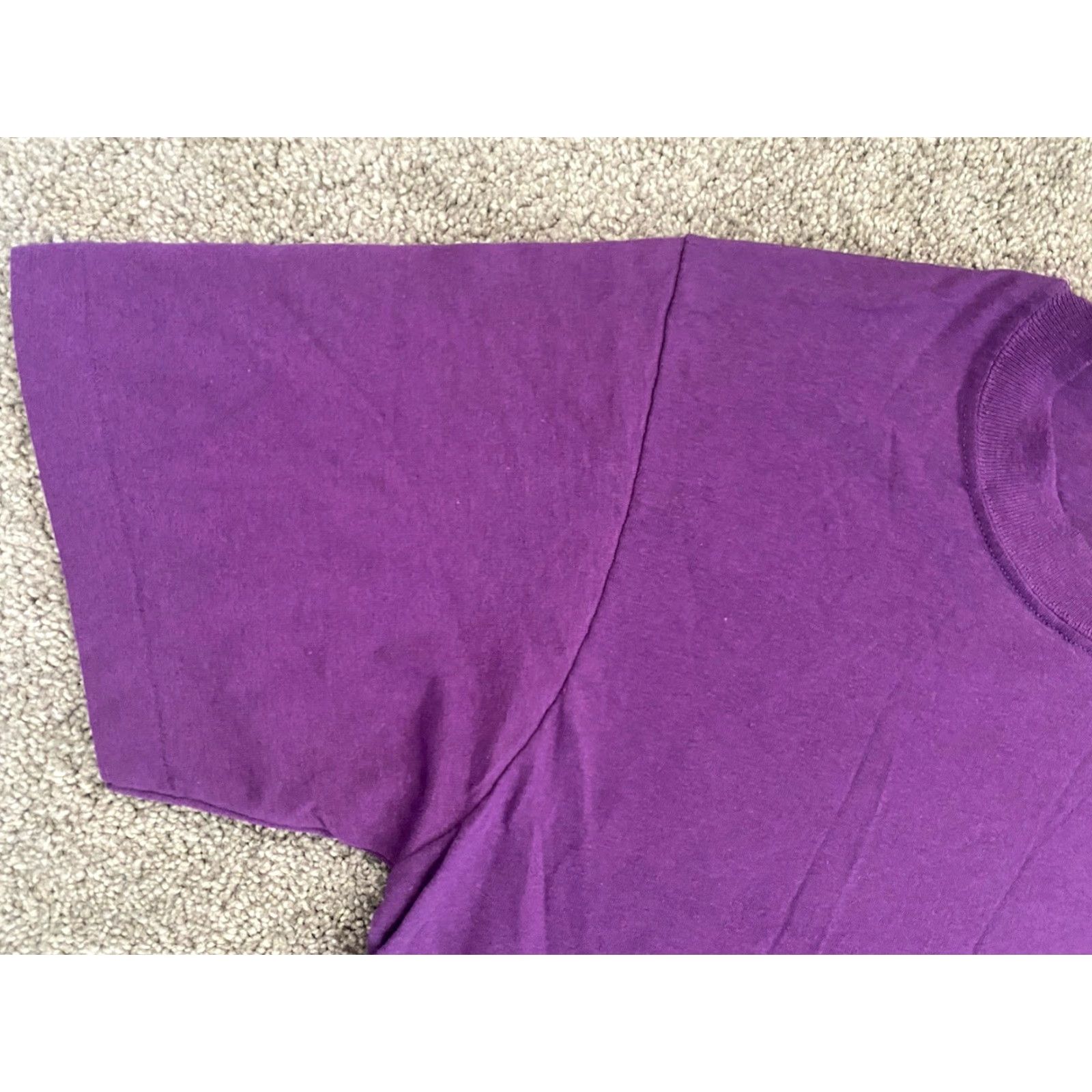 Soffe VINTAGE Soffe Shirt T-Shirt Short Sleeve Purple Adult L 42-44 90s USA Mens Size US L / EU 52-54 / 3 - 7 Thumbnail
