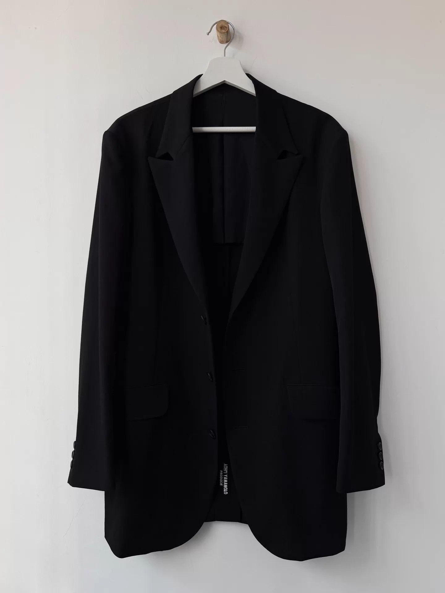 Yohji Yamamoto Yohji Yamamoto Pour Homme 25SS Gaba Wool Military Blazer Size US M / EU 48-50 / 2 - 1 Thumbnail