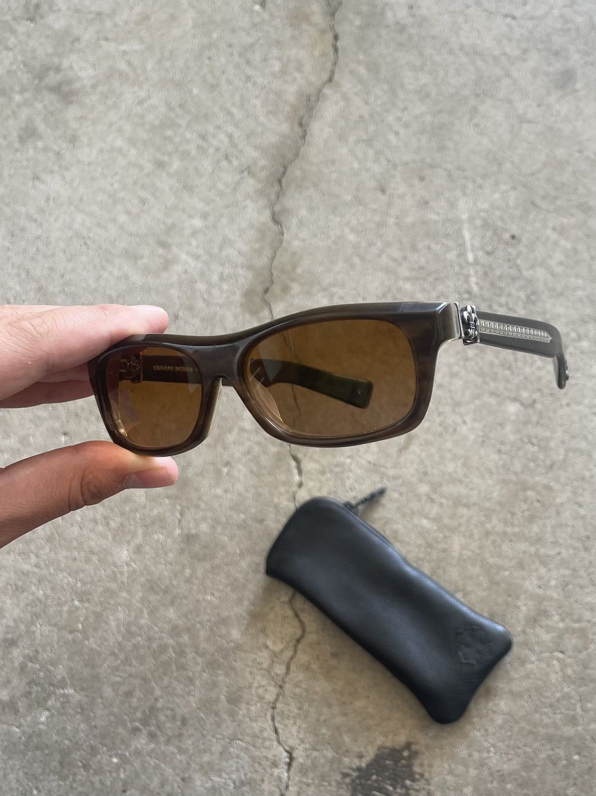Chrome Hearts Chrome Hearts T-NUC Sunglasses Size ONE SIZE - 4 Thumbnail