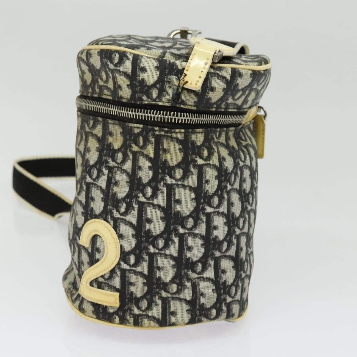 Dior DIOR Trotter Canvas Shoulder Bag Black Silver Size ONE SIZE - 5 Thumbnail