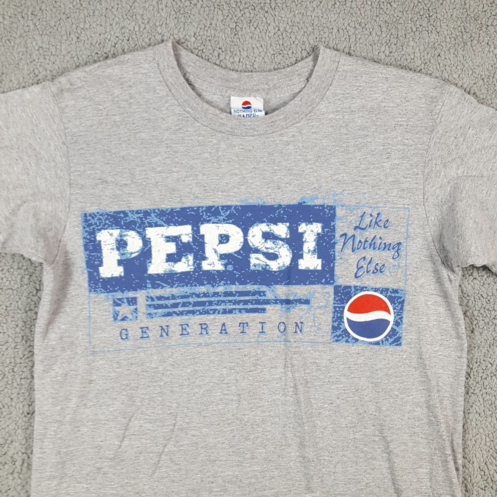 Vintage VINTAGE Pepsi Shirt Men Small Gray Retro 90s Soda Food & Drink Y2K Size US S / EU 44-46 / 1 - 2 Thumbnail