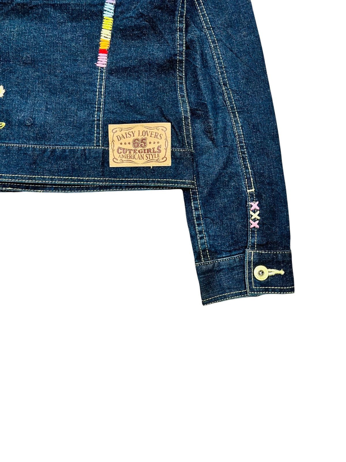 Angel Blue 2000s Daisy Lovers - Monkey Mascots Denim Jacket Size M / US 6-8 / IT 42-44 - 9 Thumbnail