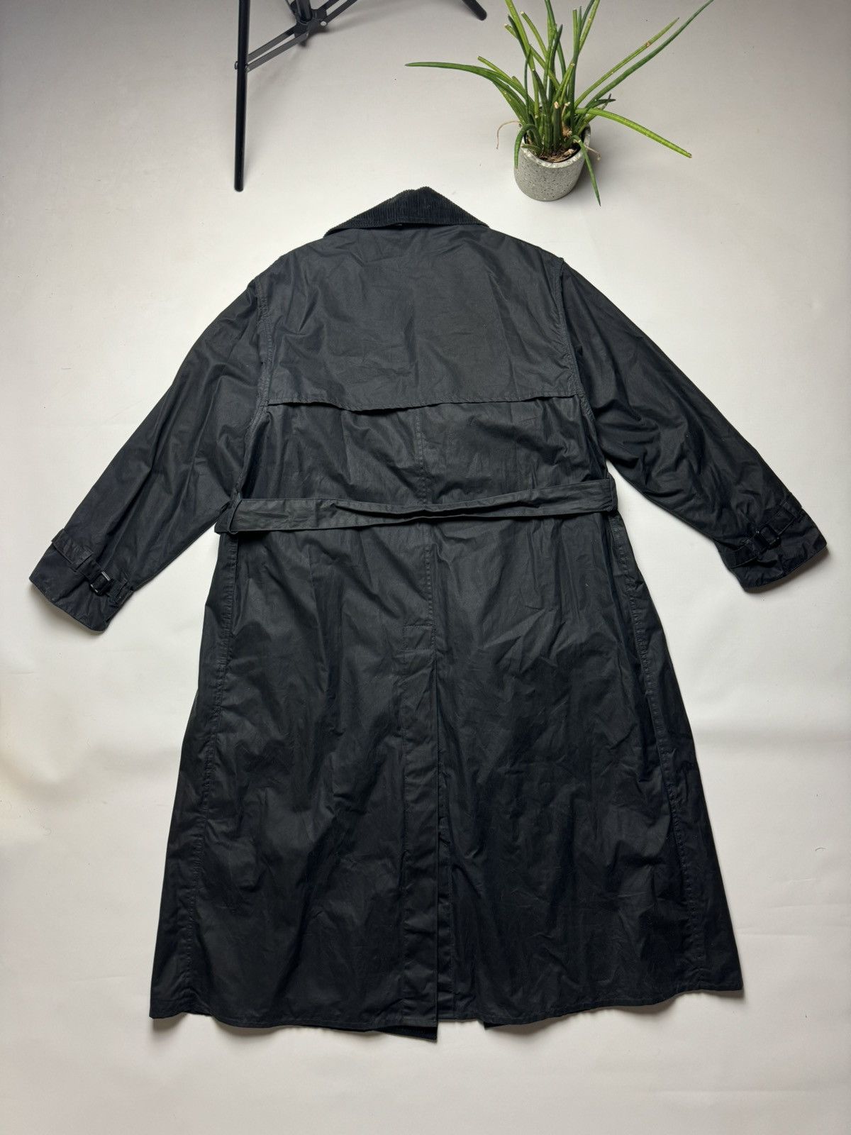 Barbour × Vintage RARE VINTAGE Barbour Wax coat Jacket y2k Size US L / EU 52-54 / 3 - 10 Thumbnail