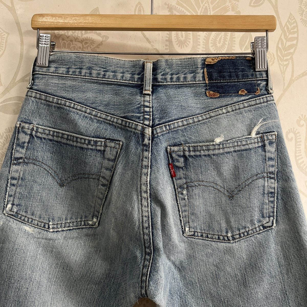Levi's LEVIS 502XX Big E Button J22 Redline Selvedge Vintage 1991 Size US 28 / EU 44 - 23 Thumbnail