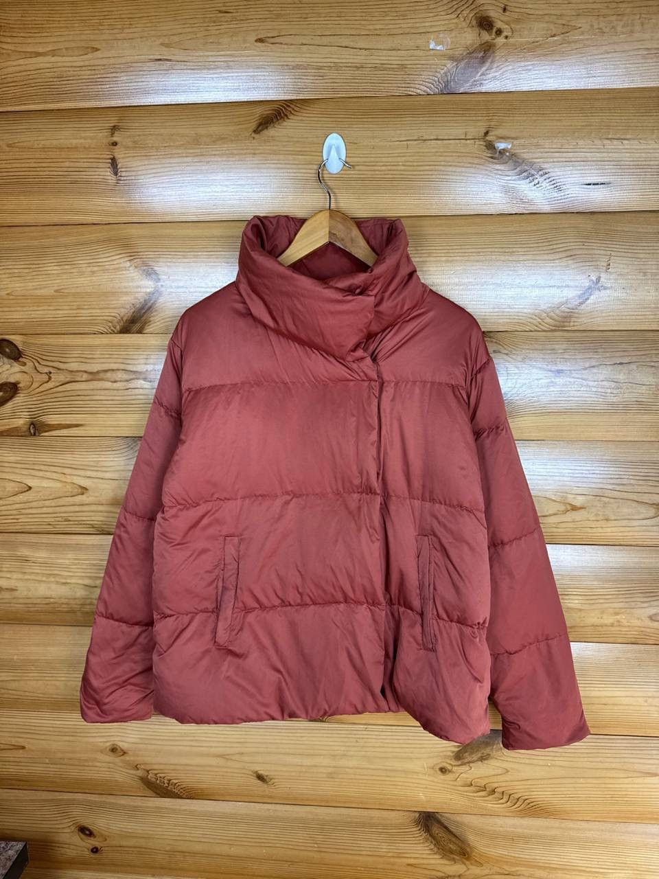 Weekend Max Mara Max Mara Weekend Down Puffer Jacket Orange Cropped Coat Size L / US 10 / IT 46 - 1 Thumbnail