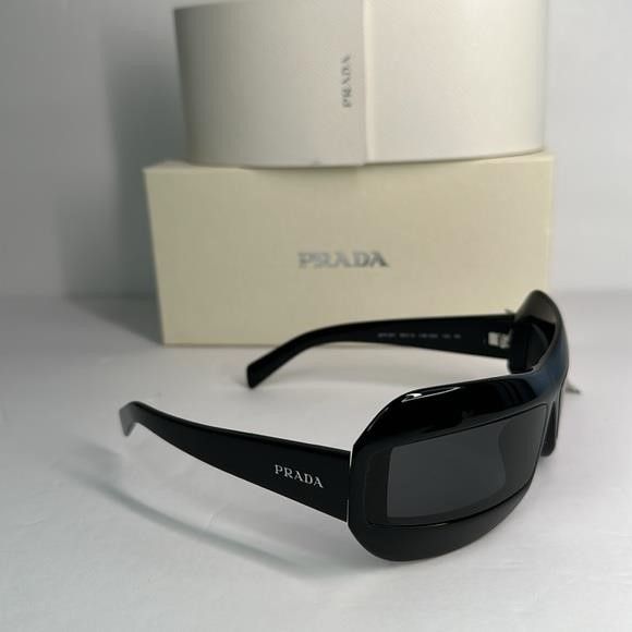 Prada New Authentic Prada Runway SPR30Y-1AB-5S0 120 3N Sunglasses- Size ONE SIZE - 8 Thumbnail