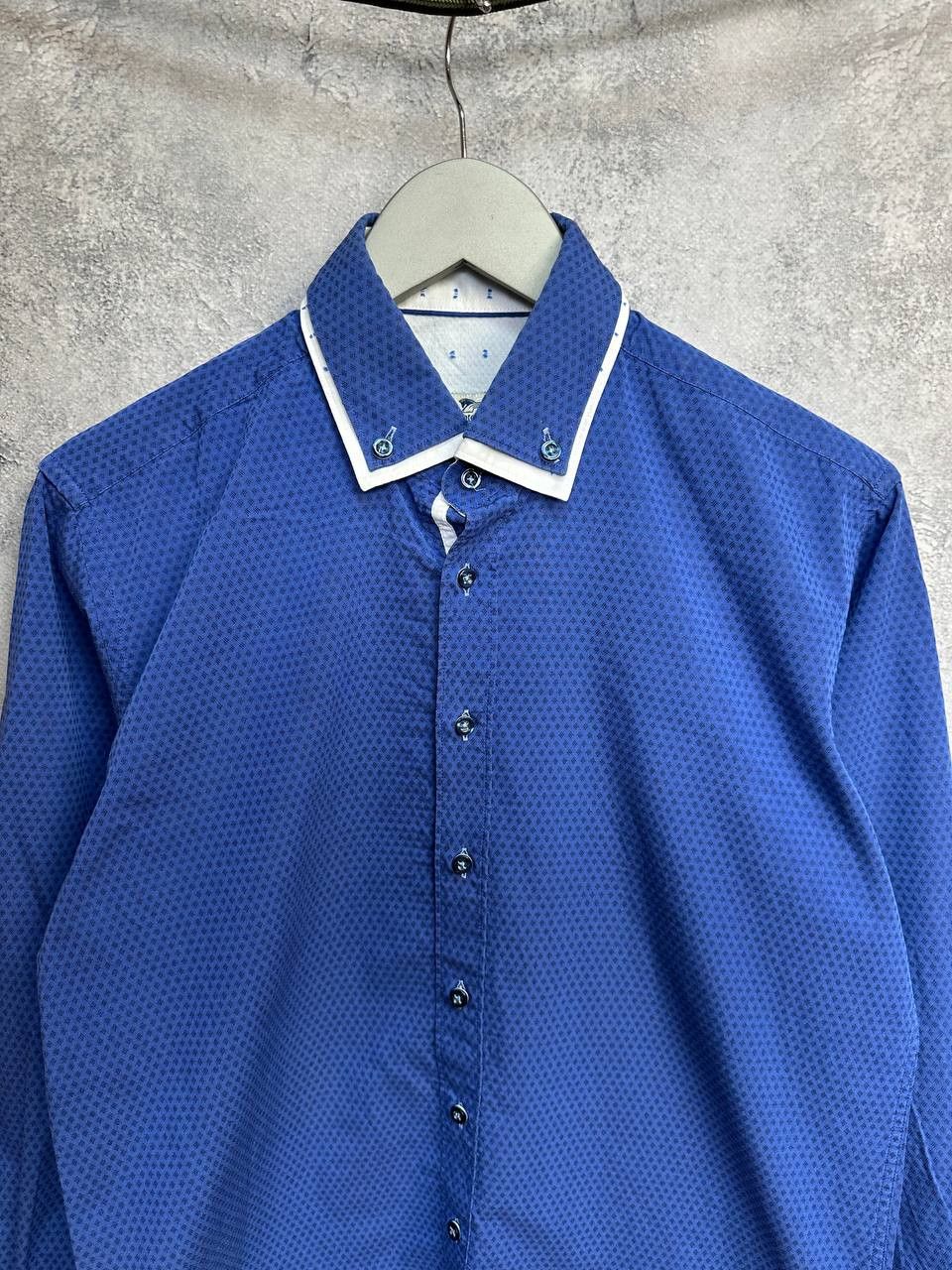 Other Claudio Lugli Button Up Shirt Polka LS Double Collar Size US M / EU 48-50 / 2 - 3 Thumbnail