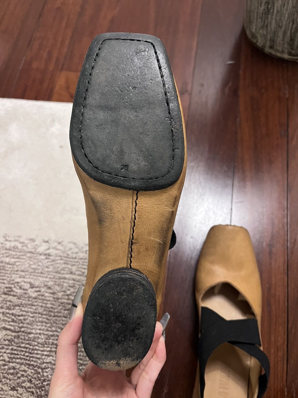 Uma Wang Uma Wang Square-Toe Slip-On Ballet Flats Size US 9 / IT 39 - 6 Thumbnail