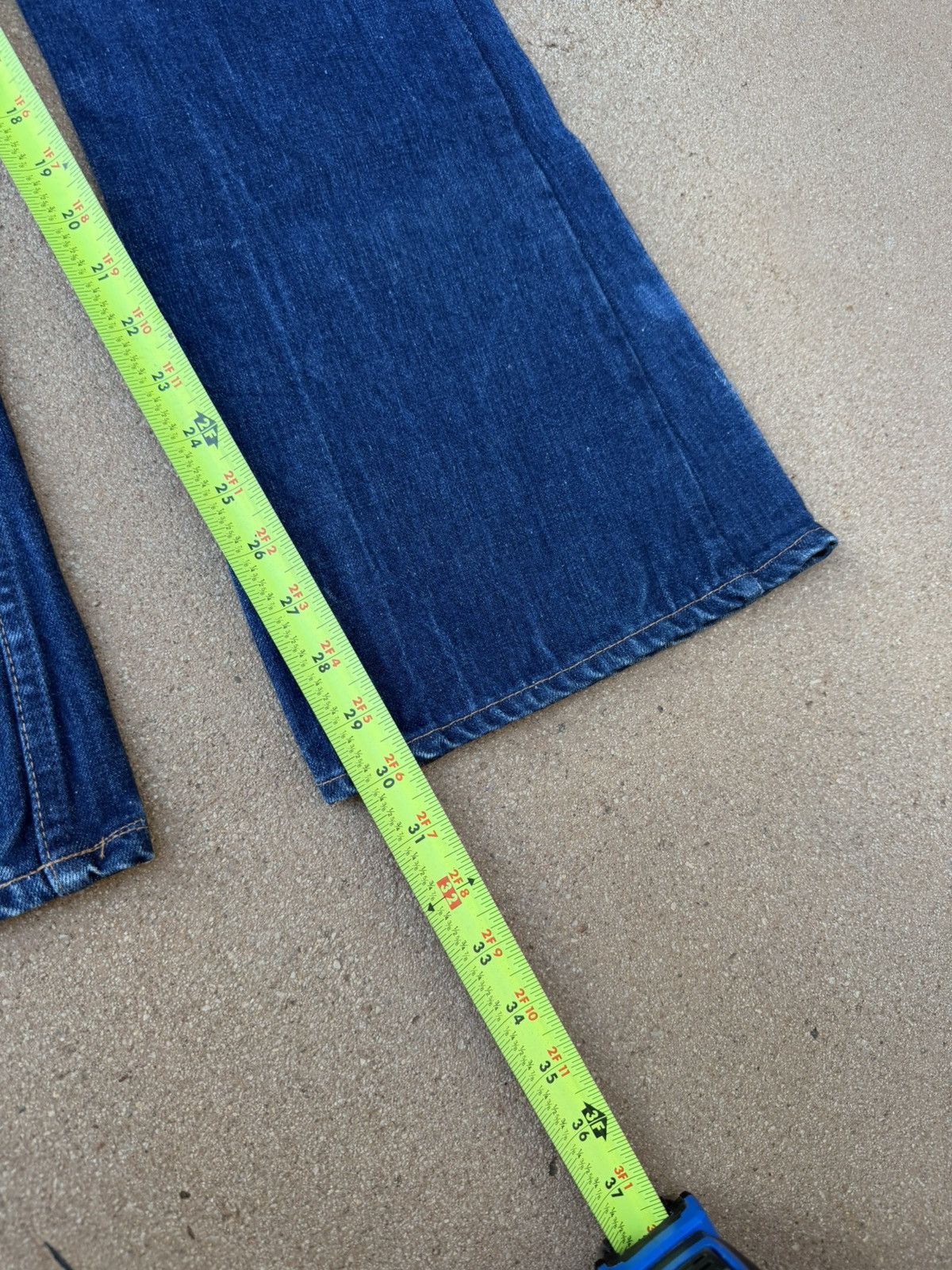 Levi's Vtg 70’s Levi’s 646 Orange Tab Bellbottom Flare Jeans 33x30 Size US 33 - 10 Thumbnail
