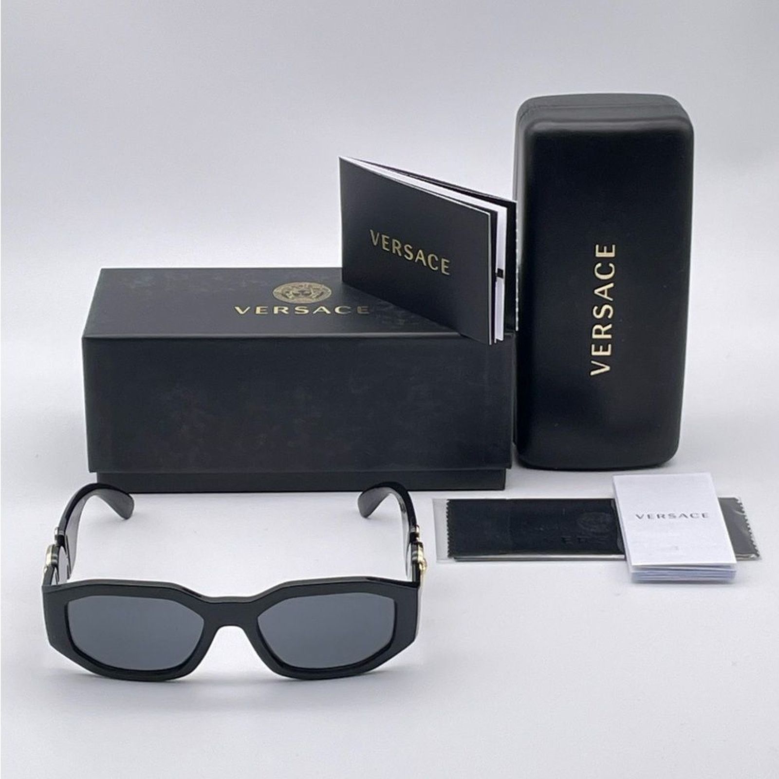 Versace BRAND NEW Versace VE4361 GB1/87 Black Women Sunglasses Size ONE SIZE - 9 Thumbnail