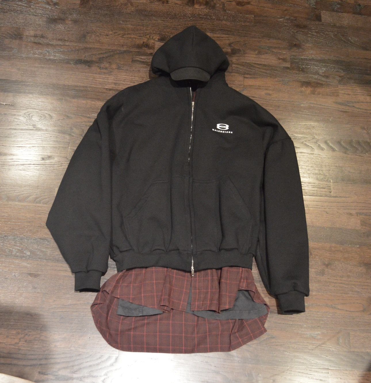 Balenciaga Balenciaga Unity Sports Icon Layered Hoodie | Grailed