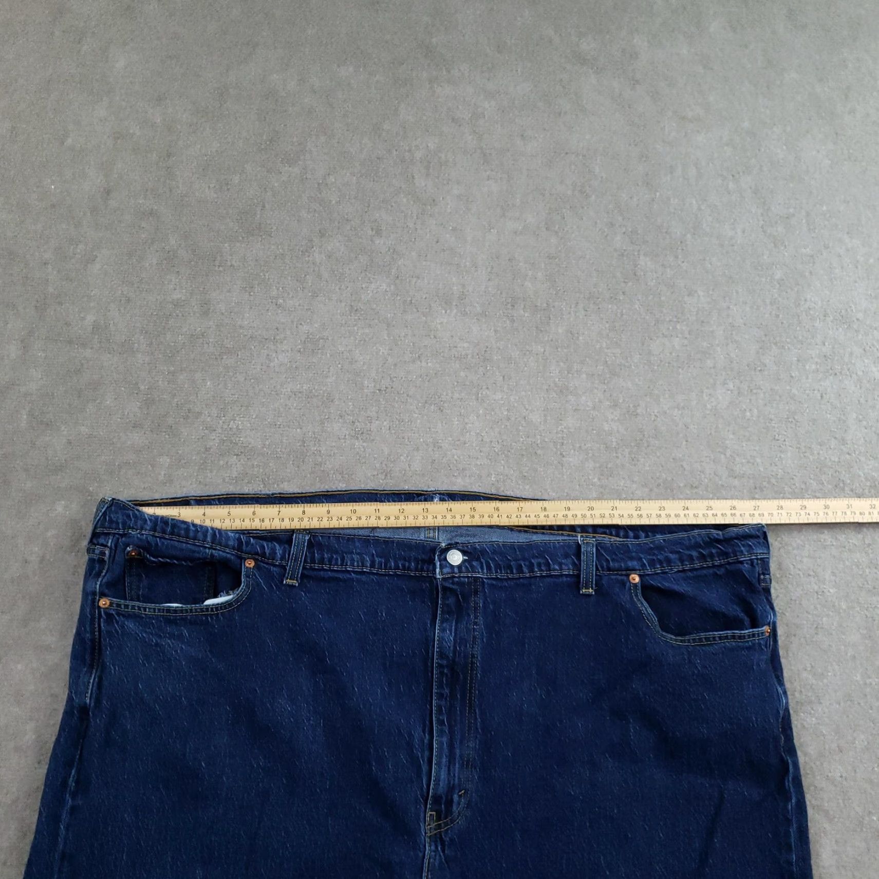 Levi's Levi's 502 Jeans Mens Tapered Fit Blue Denim Stretch Casual Size US 38 / EU 54 - 5 Thumbnail