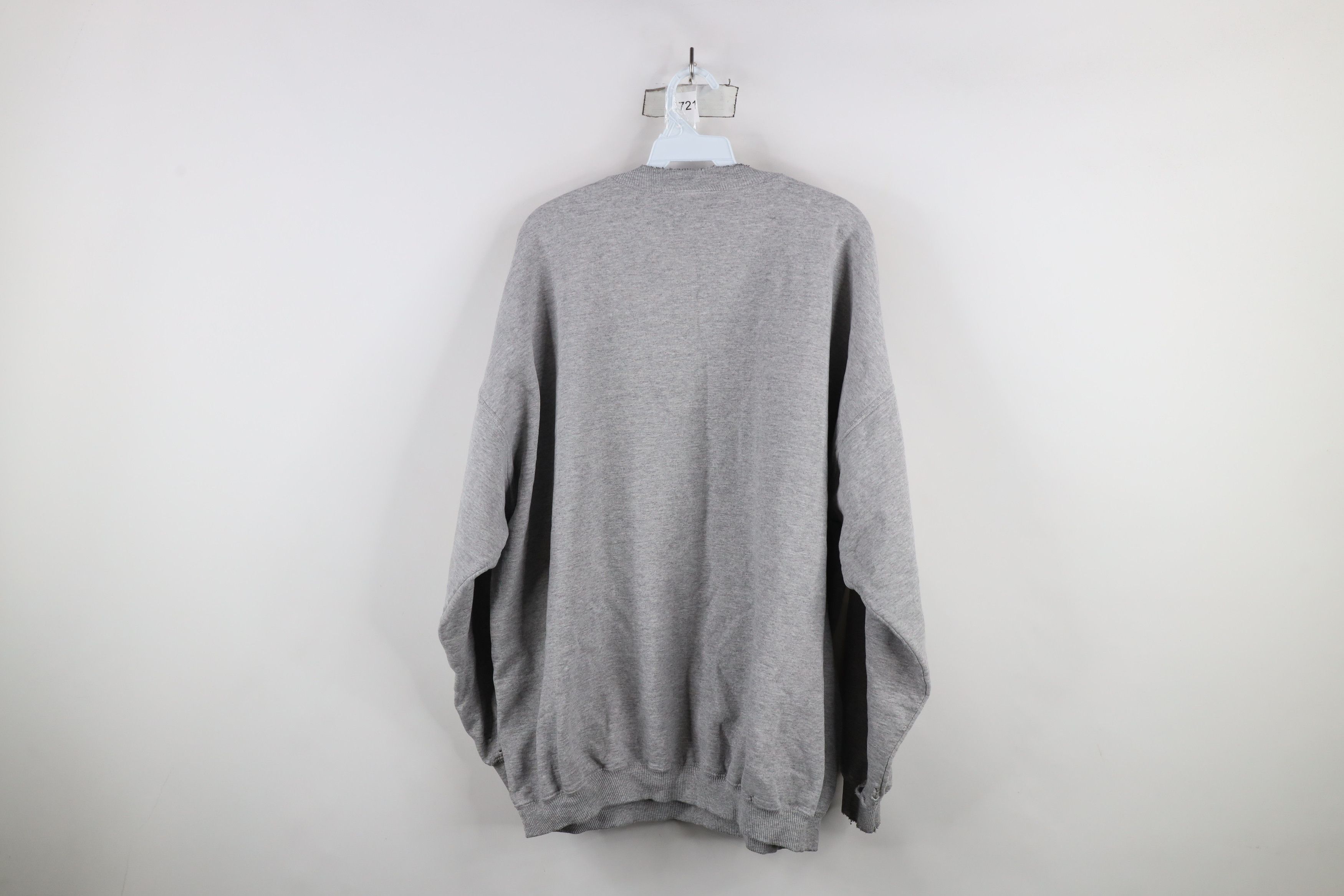 Vintage Vintage 90s Spell Out University of Vermont Sweatshirt Gray Size US XXL / EU 58 / 5 - 14 Thumbnail