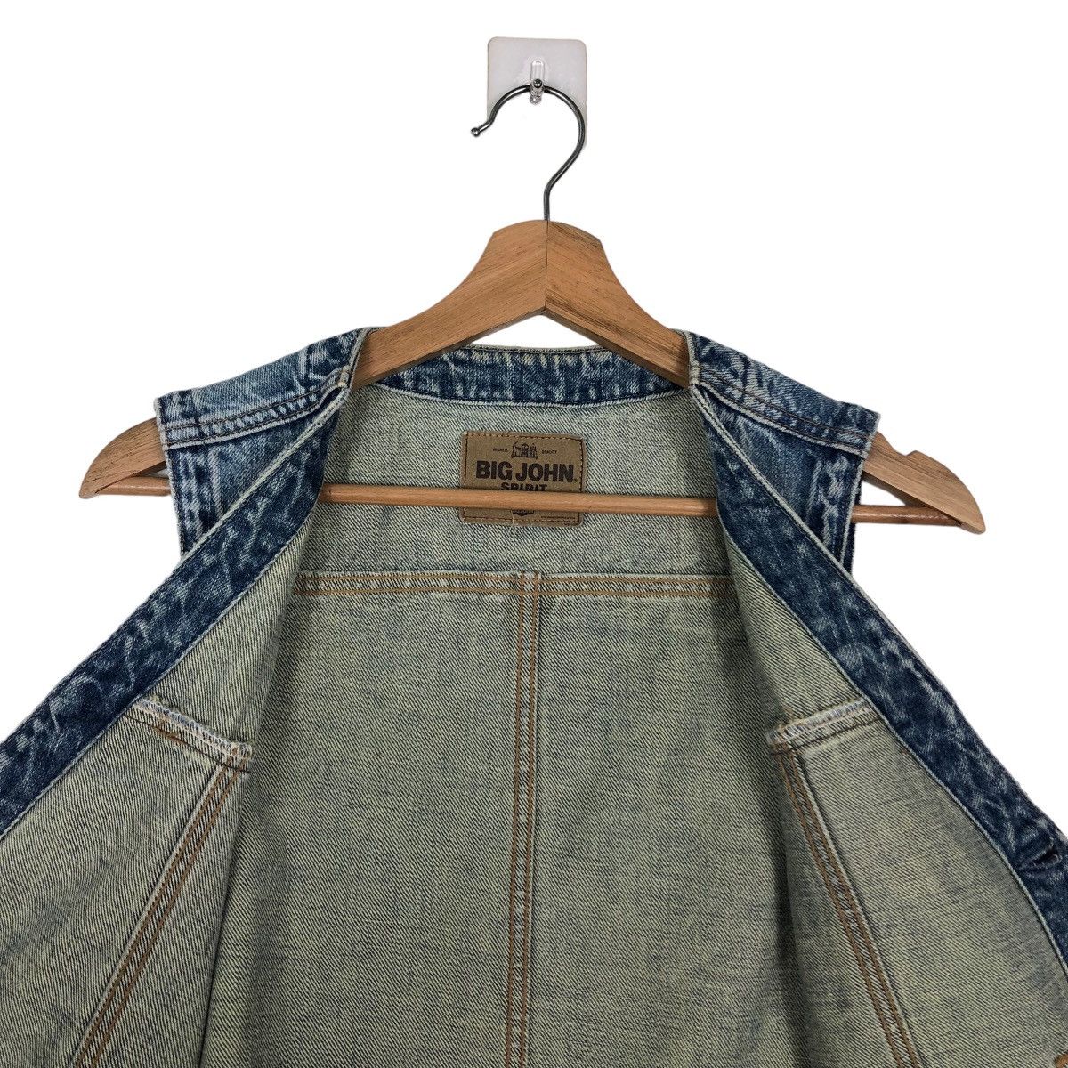 Japanese Brand 🔥90’s Big John USA Tank Top Denim Jeans Worker Size US M / EU 48-50 / 2 - 11 Thumbnail