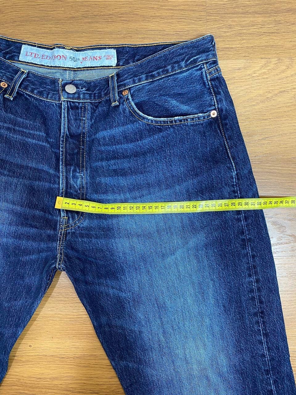 Levi's Mens Blue Vintage Y2K Low Rise Bootcut Jeans With Size US 38 / EU 54 - 11 Thumbnail