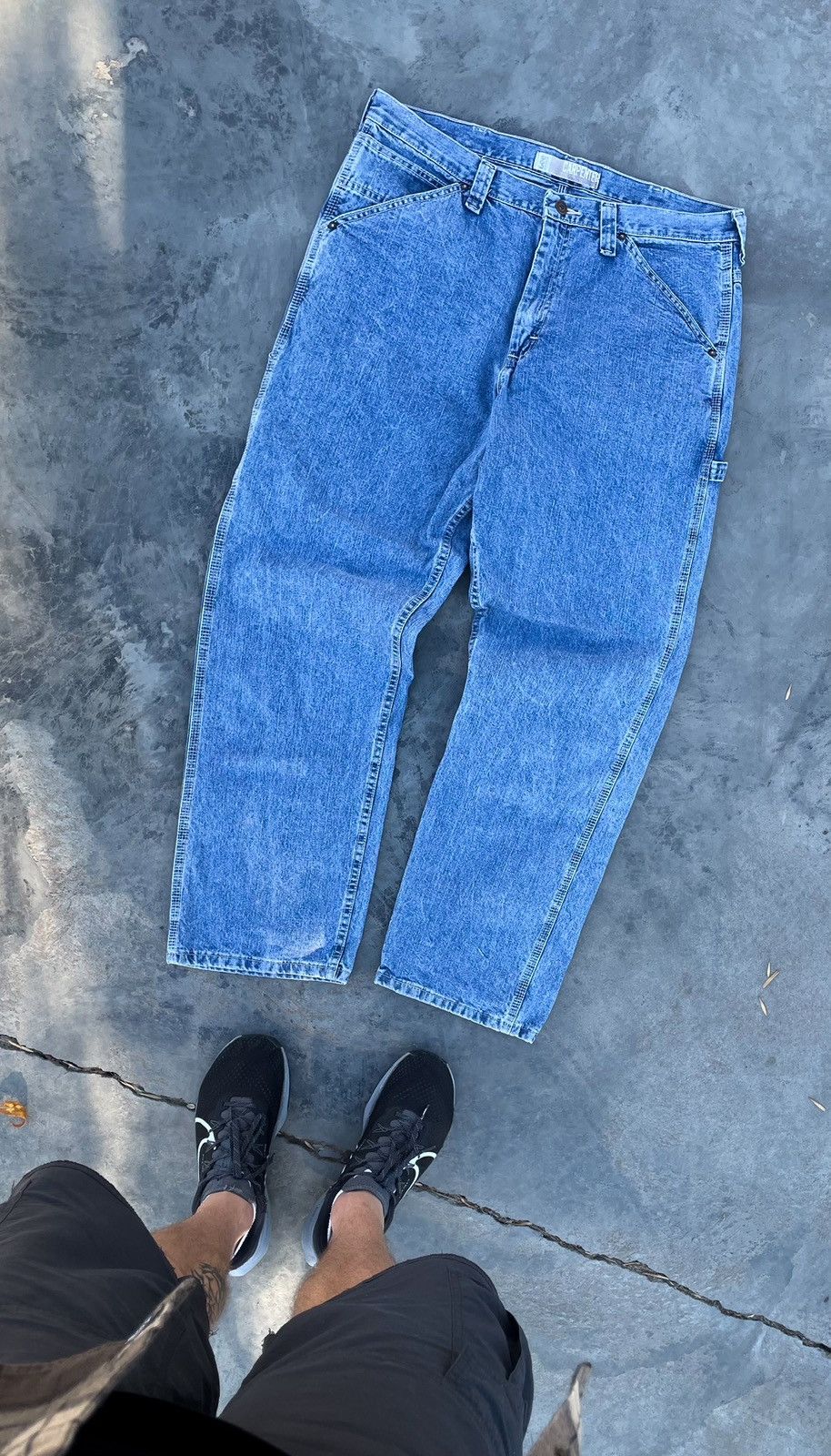 Lee Vintage Carhartt Style Lee Carpenter Jeans Skater Workwear Size US 34 / EU 50 - 2 Thumbnail