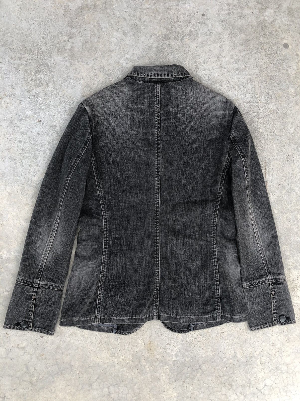 Marithe + Francois Girbaud Marithe Francois Girbaud Denim Jacket Distressed Size US M / EU 48-50 / 2 - 2 Thumbnail