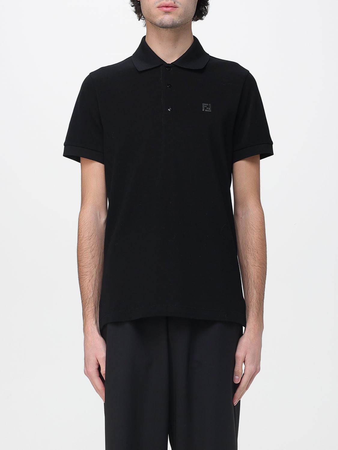 Fendi Fendi Polo Shirt Men Black Size US XXL / EU 58 / 5 - 1 Thumbnail