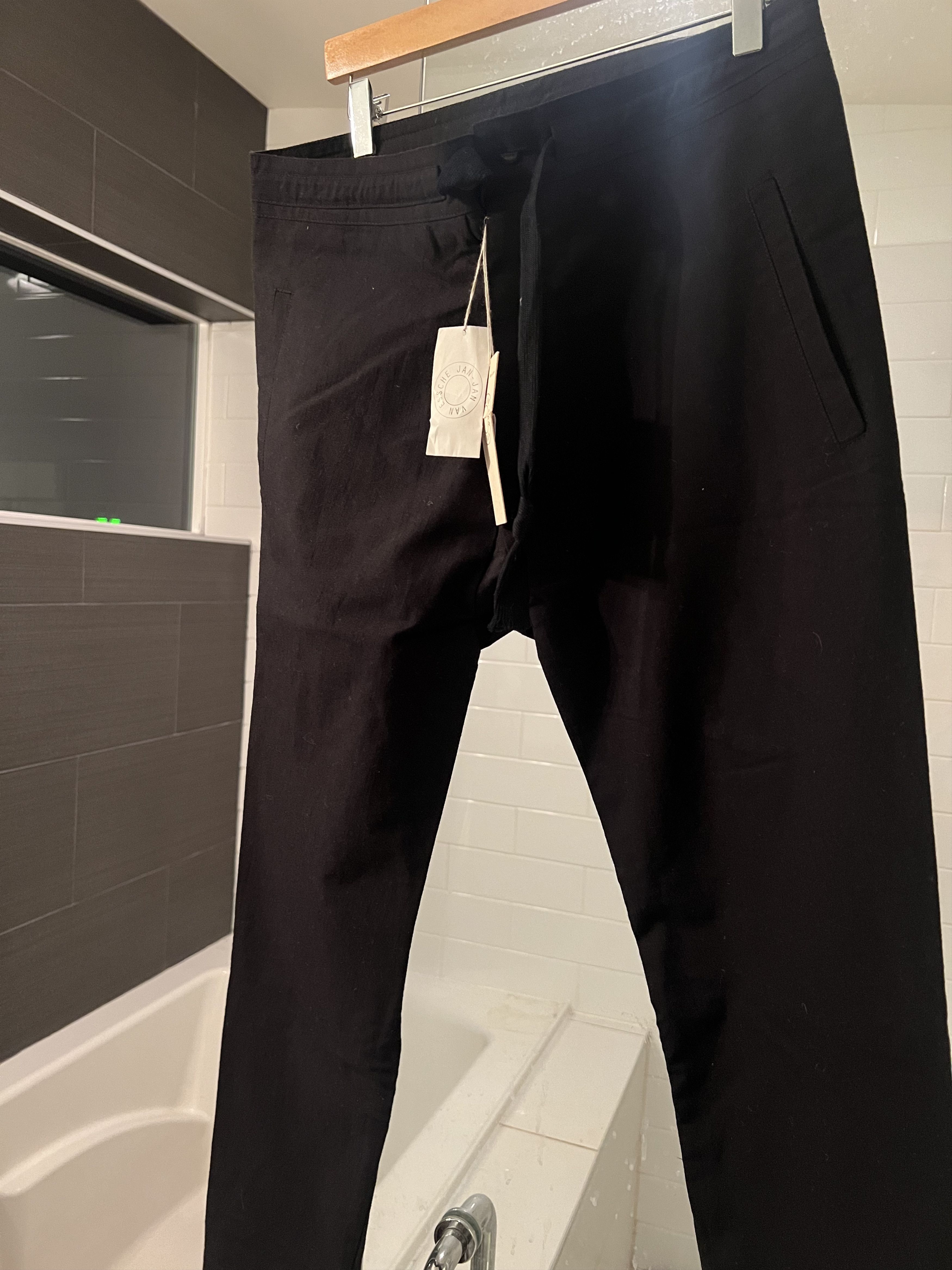 Jan Jan Van Essche trousers#68 in sumi grey linen twill