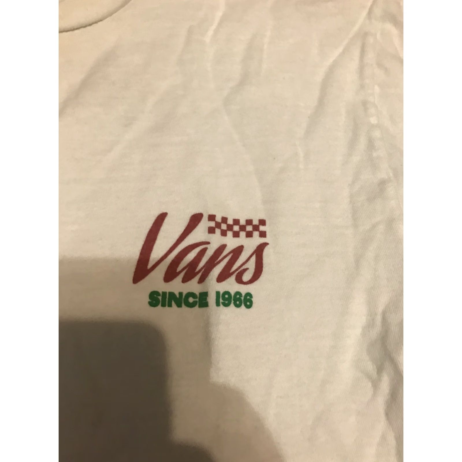 Vans Vans Killer Pizza T-Shirt White Small Women Size S / US 4 / IT 40 - 2 Thumbnail