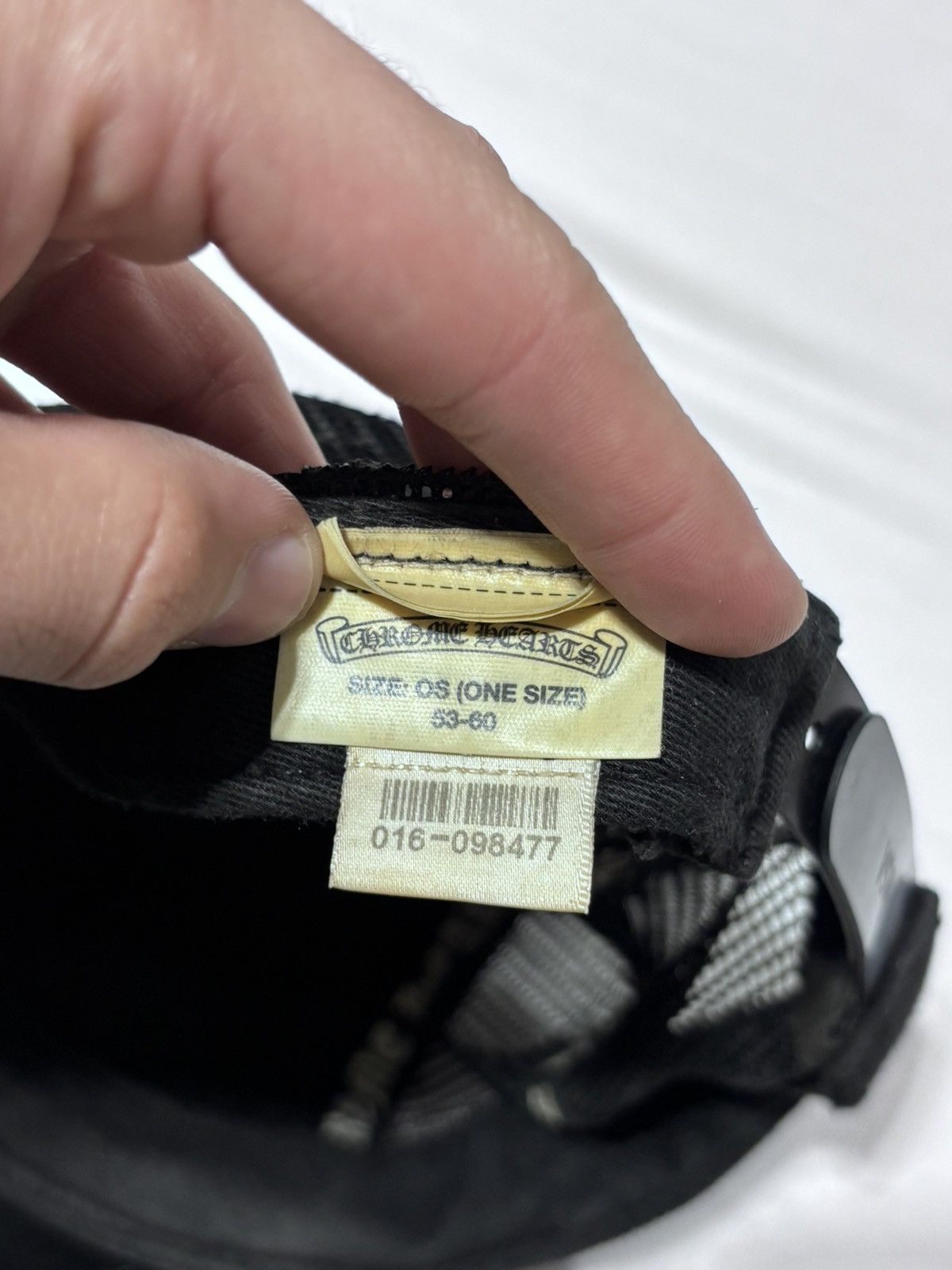 Chrome Hearts Chrome Hearts Cemetery Cross Leather Stitched Trucker Hat Size ONE SIZE - 10 Thumbnail