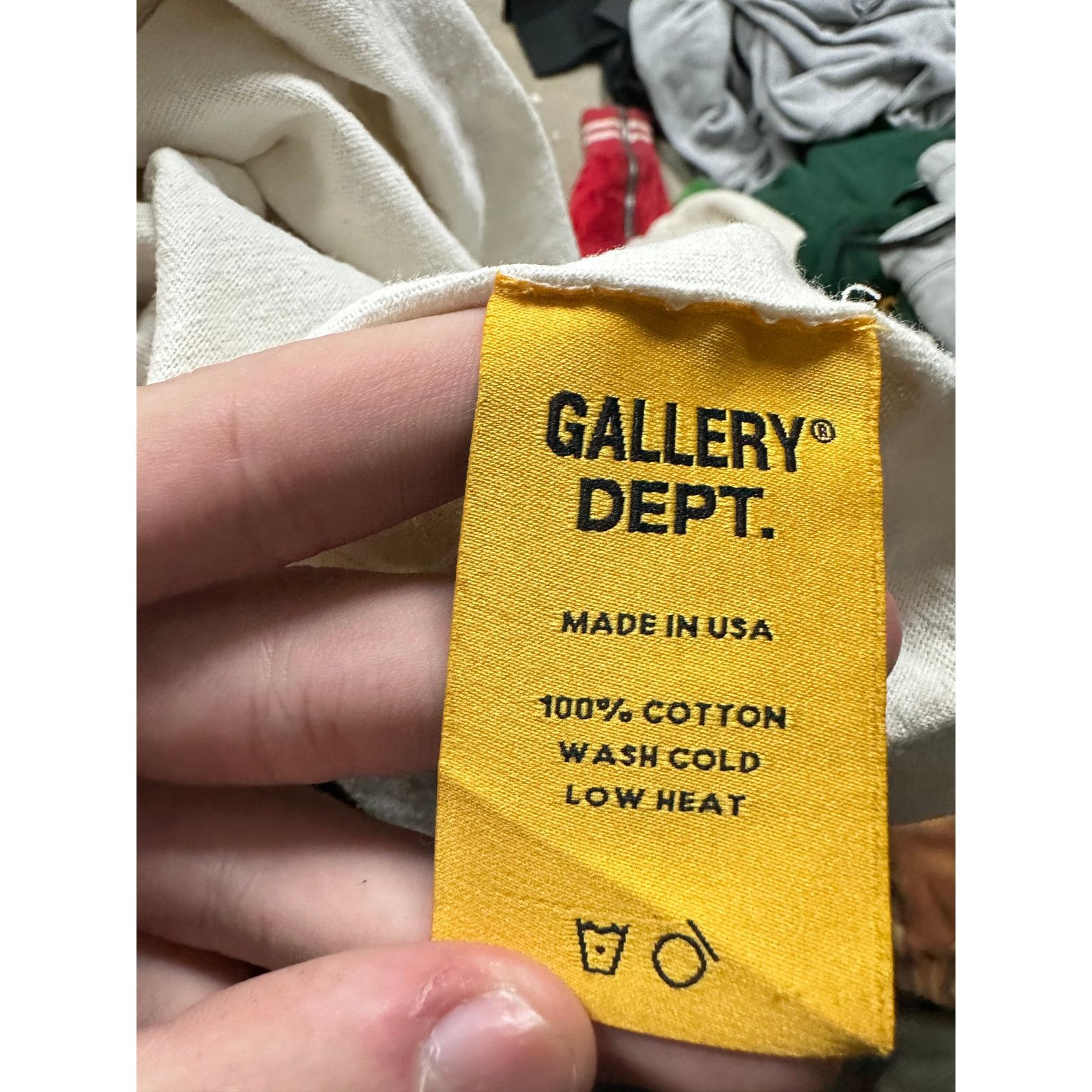 Gallery Dept. Gallery Dept Tee Cream XL Used Size US XL / EU 56 / 4 - 2 Thumbnail