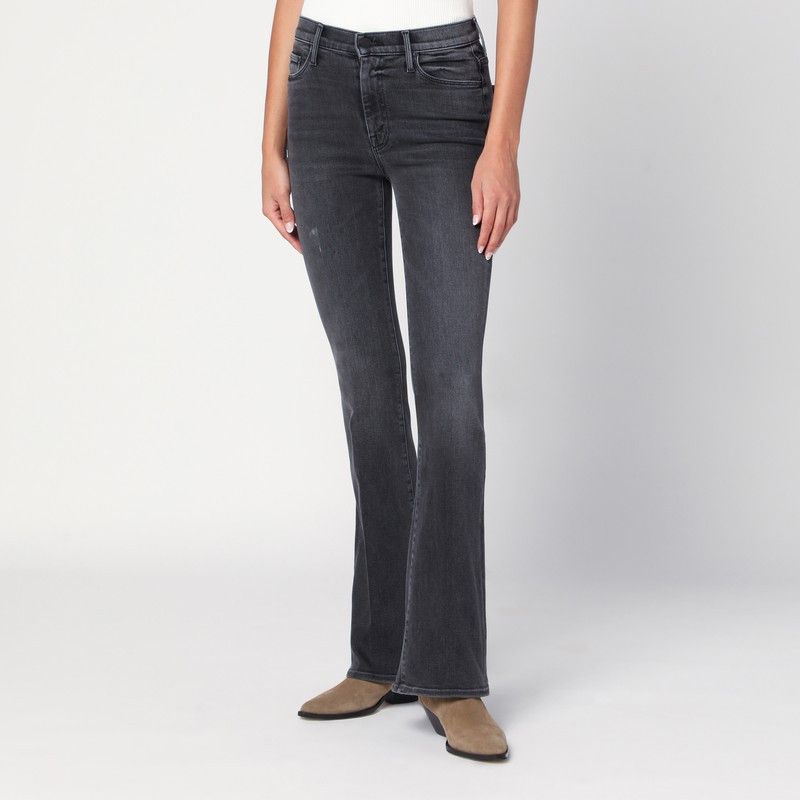 Mother The Weekender Cropped Jeans In Grey