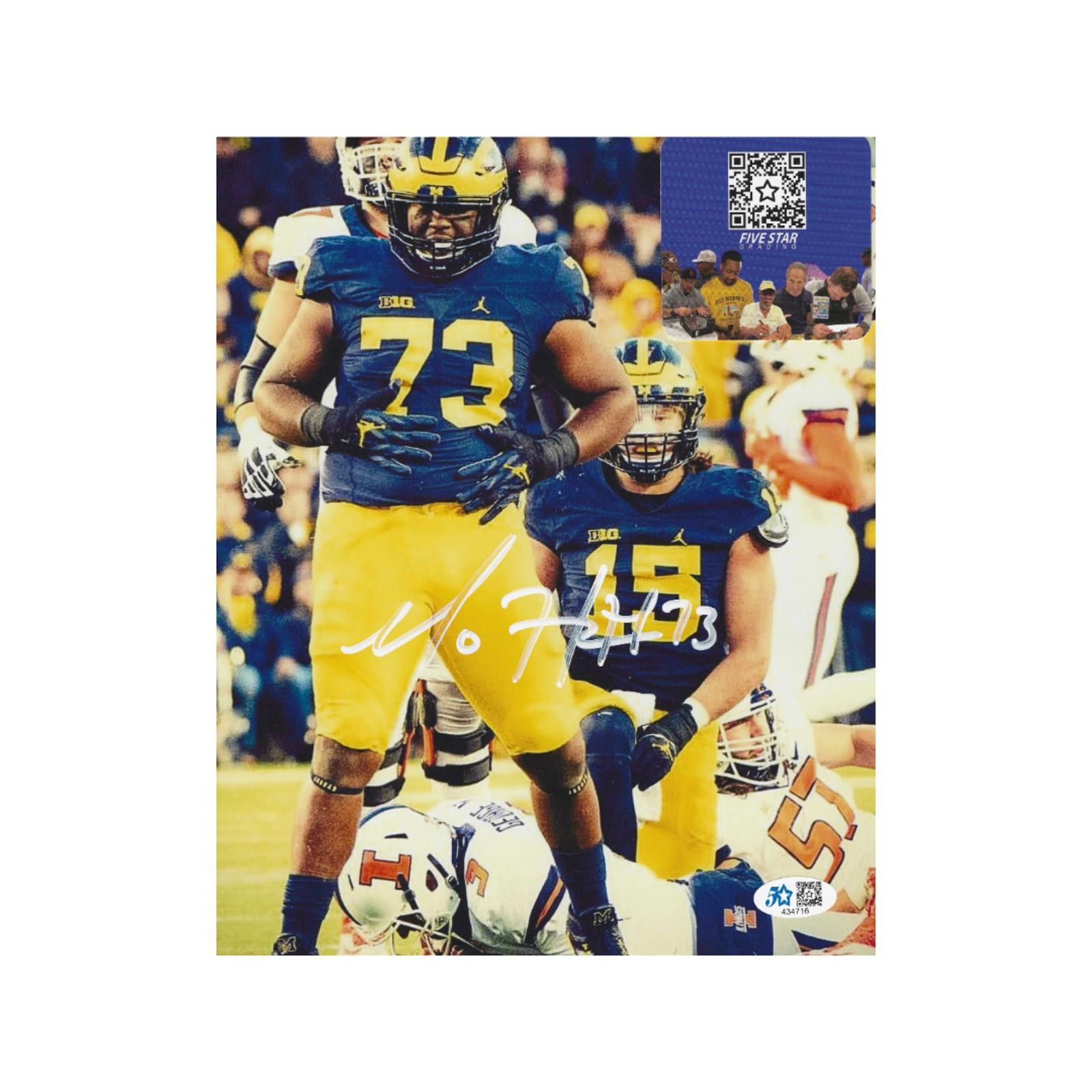 Other MAURICE HURST SIGNED Michigan 8X10 PHOTO COA W/Frame Size ONE SIZE - 4 Thumbnail