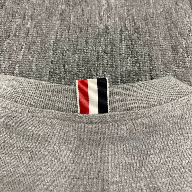 Thom Browne Thom Browne Gray striped hoodie Size US XXL / EU 58 / 5 - 9 Thumbnail