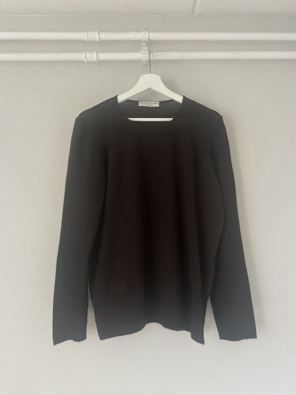 Brunello Cucinelli Brunello Cucinelli Brown 100% Cashmere Sweater (XL - XXL) Size XL / US 12-14 / IT 48-50 - 2 Thumbnail