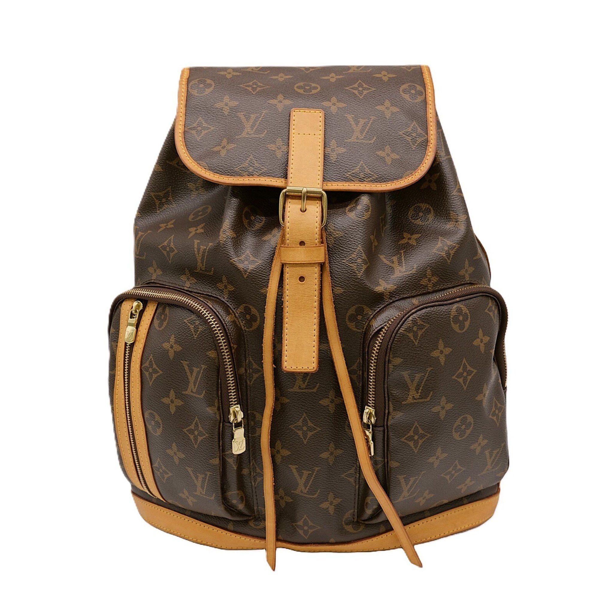 Louis Vuitton Louis Vuitton Sacado Bosphore Monogram Backpack Rucksack Leather Brown M40107 Size ONE SIZE - 1 Thumbnail