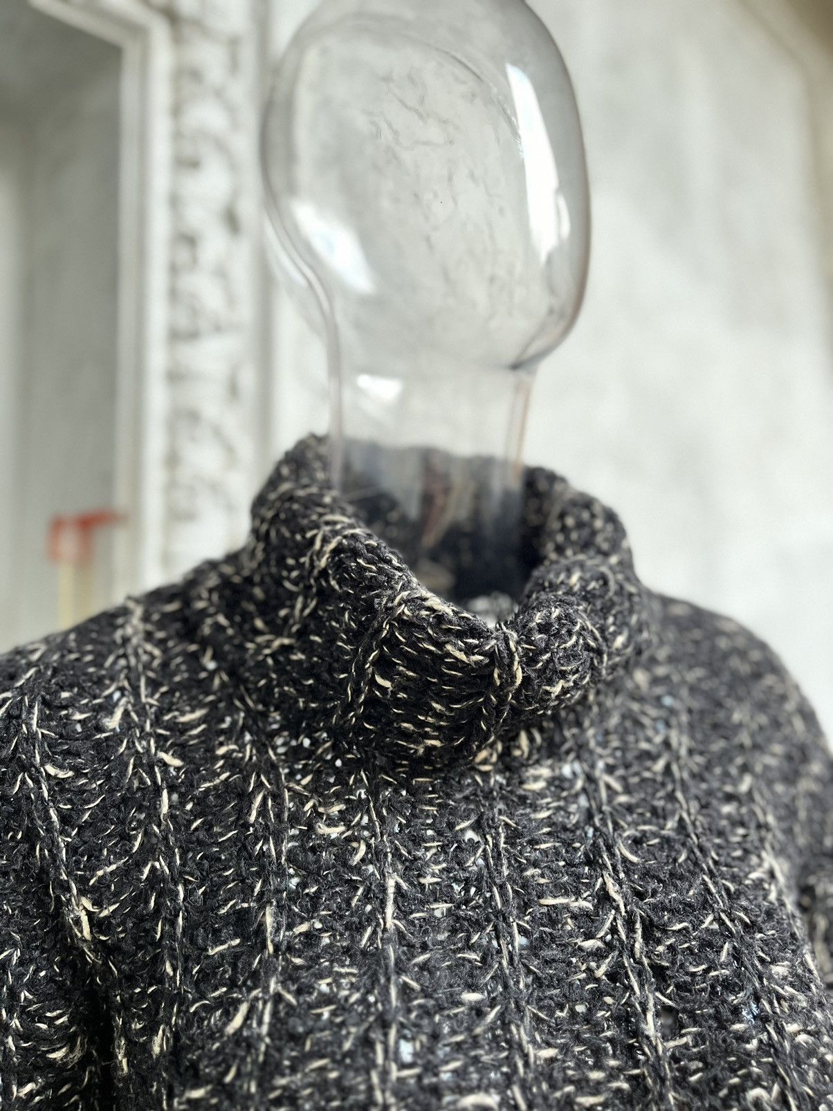 Sportmax Sportmax by Max Mara wool mohair turtleneck sweater Size L / US 10 / IT 46 - 2 Thumbnail