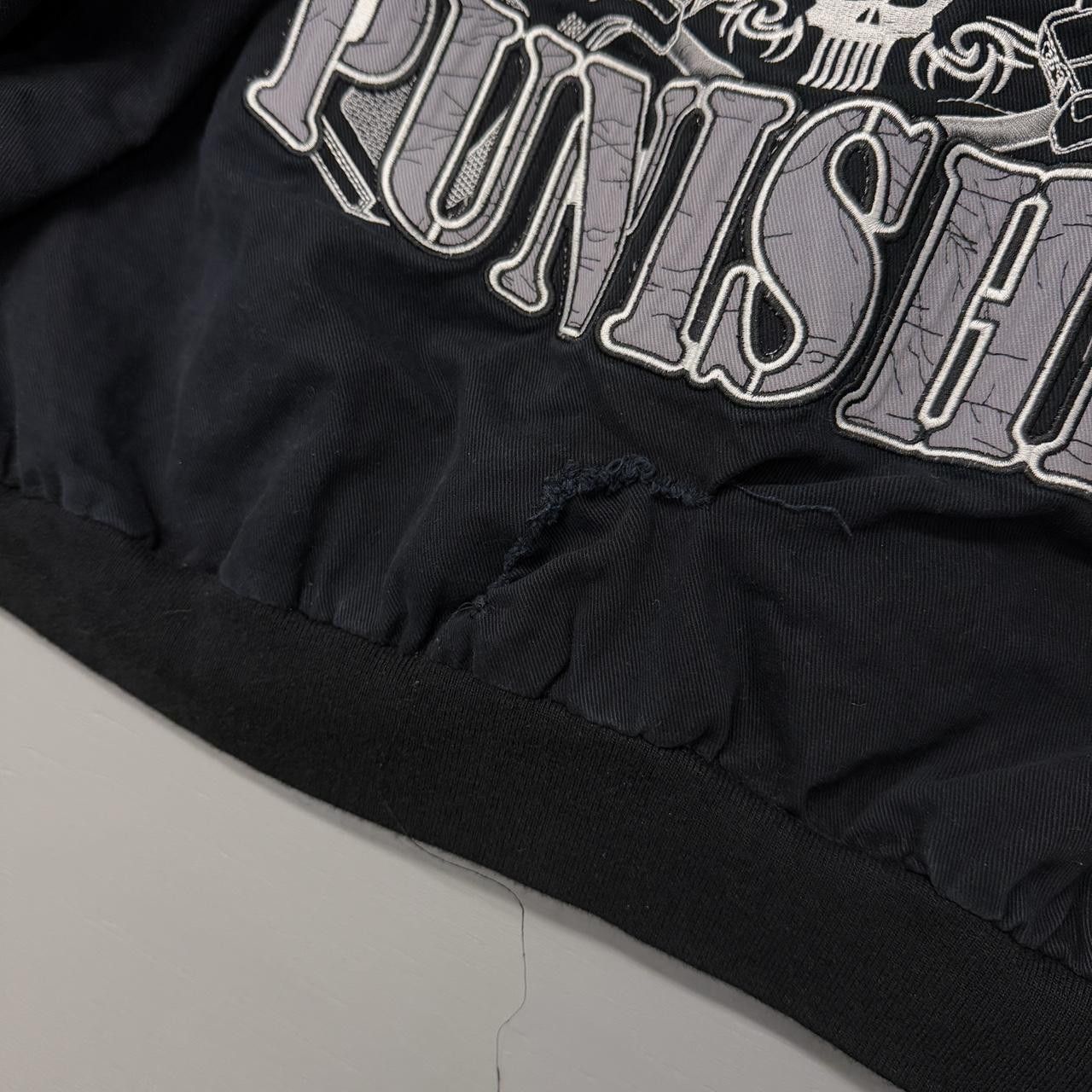 Jeff Hamilton Vintage JH Design Punisher Nascar Bomber Jacket 2XL Size US XXL / EU 58 / 5 - 5 Thumbnail