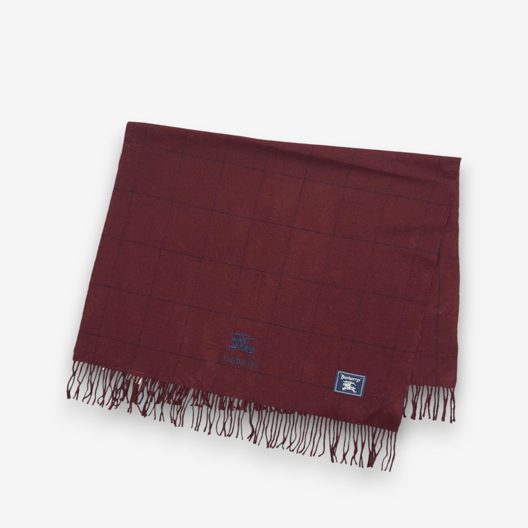 Burberry Vintage Burberry Scarf Muffler Wool Stole Shawls Scarves Size ONE SIZE - 3 Thumbnail