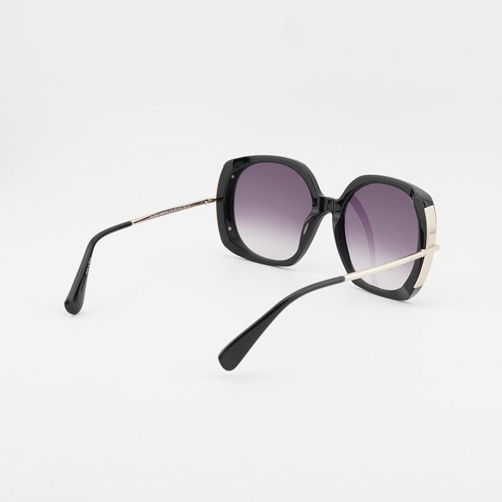 Max Mara Max Mara MALIBU9 MM0079 01B Sunglasses Black Butterfly Frame Size ONE SIZE - 7 Thumbnail
