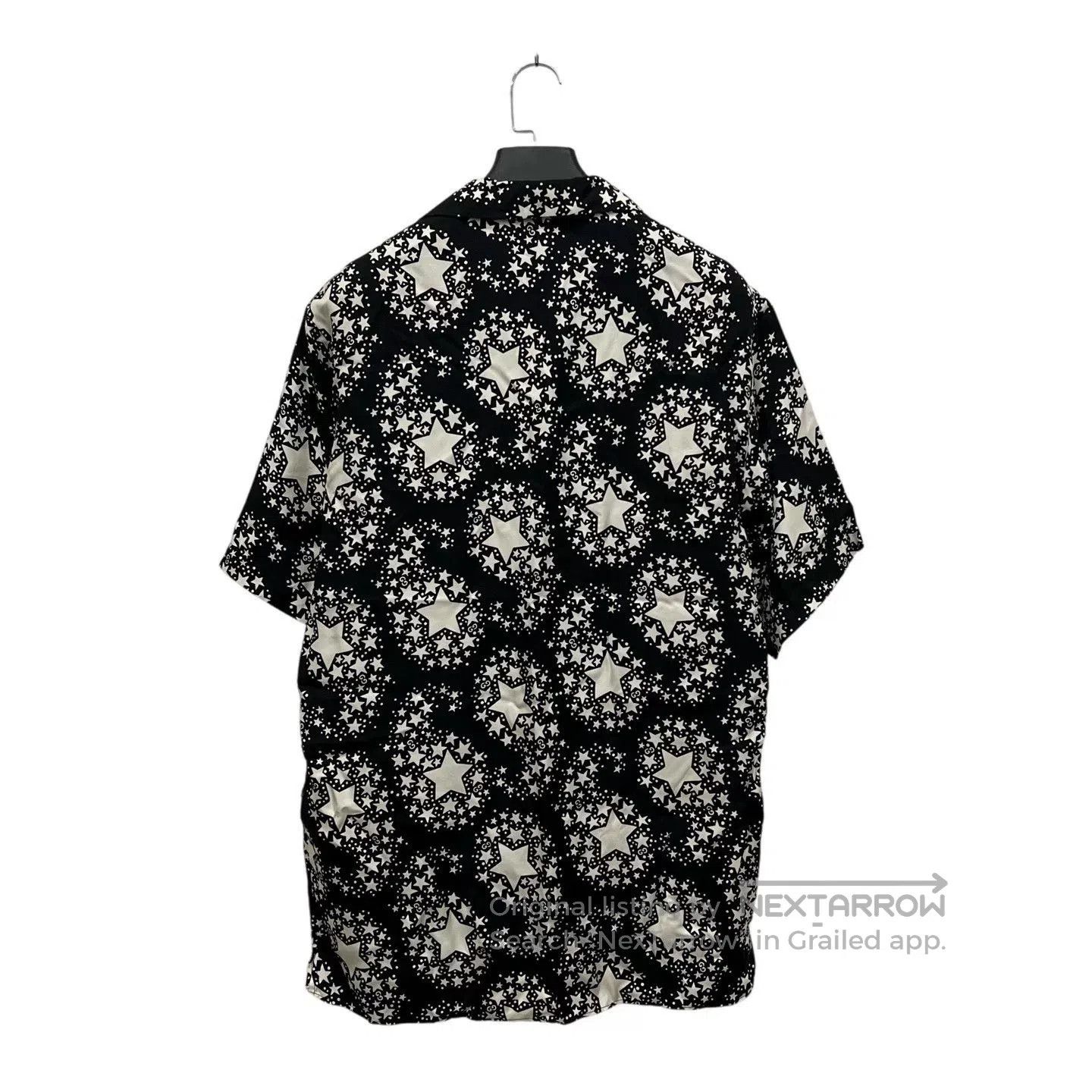 Japanese Brand Gucci Silk Star Print Short-Sleeve Shirt. Size US S / EU 44-46 / 1 - 2 Thumbnail