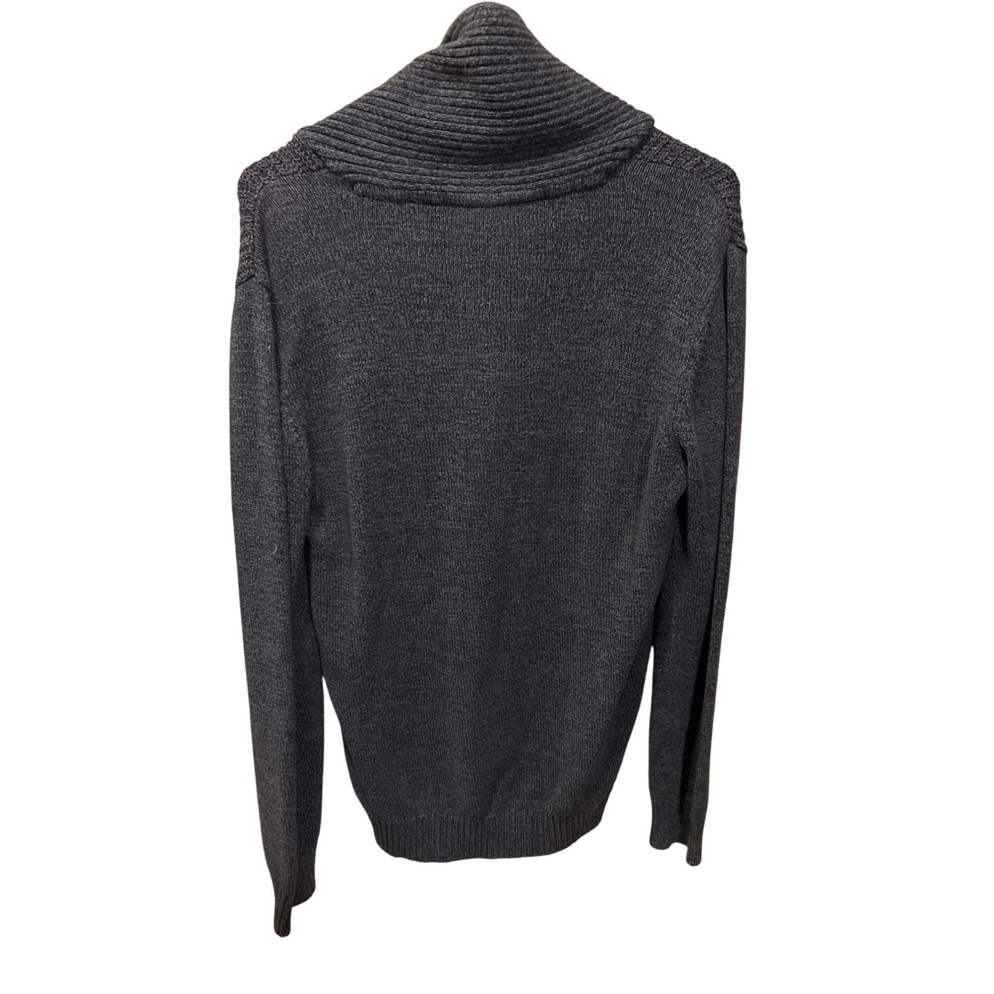 Great Northwest Great Northwest men's Gray Shawl Collar Knit Sweater Size L Size US S / EU 44-46 / 1 - 3 Thumbnail