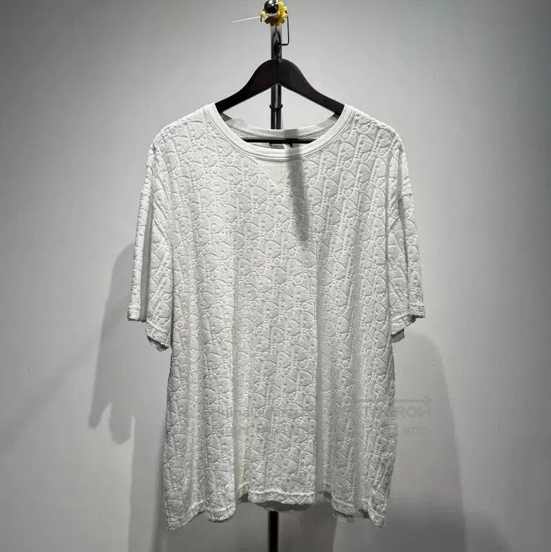 Dior Dior Men's White Cotton Blend T-Shirt . Size US XXL / EU 58 / 5 - 1 Thumbnail