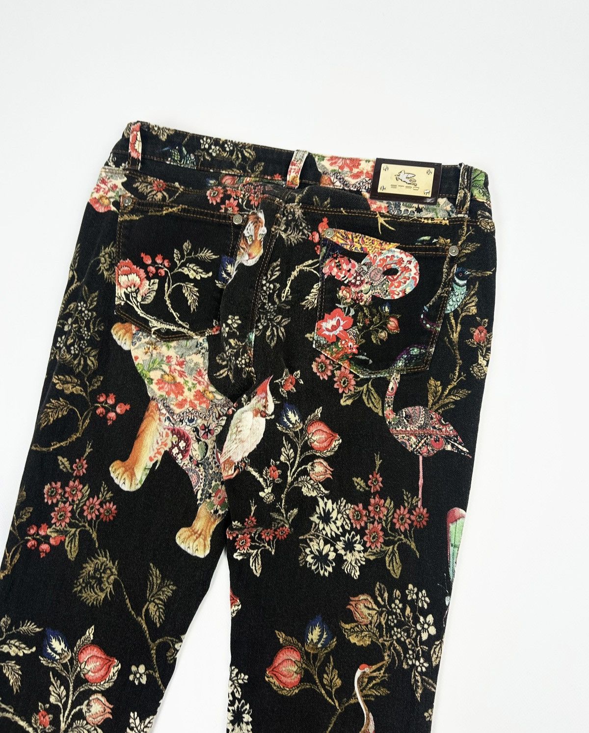 Etro ETRO Milano womens Tiger & Floral Print Pants Size 27" / US 4 / IT 40 - 6 Thumbnail