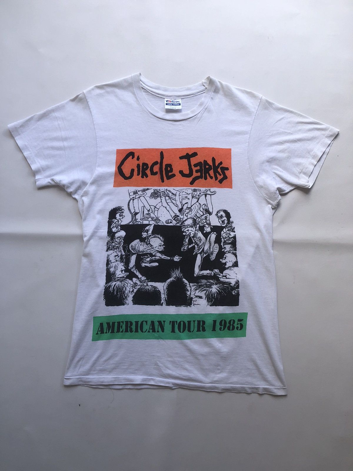 Band Tees Vintage 80s Rare item Circle Jerks Band Tshirt Tee Size US L / EU 52-54 / 3 - 1 Thumbnail