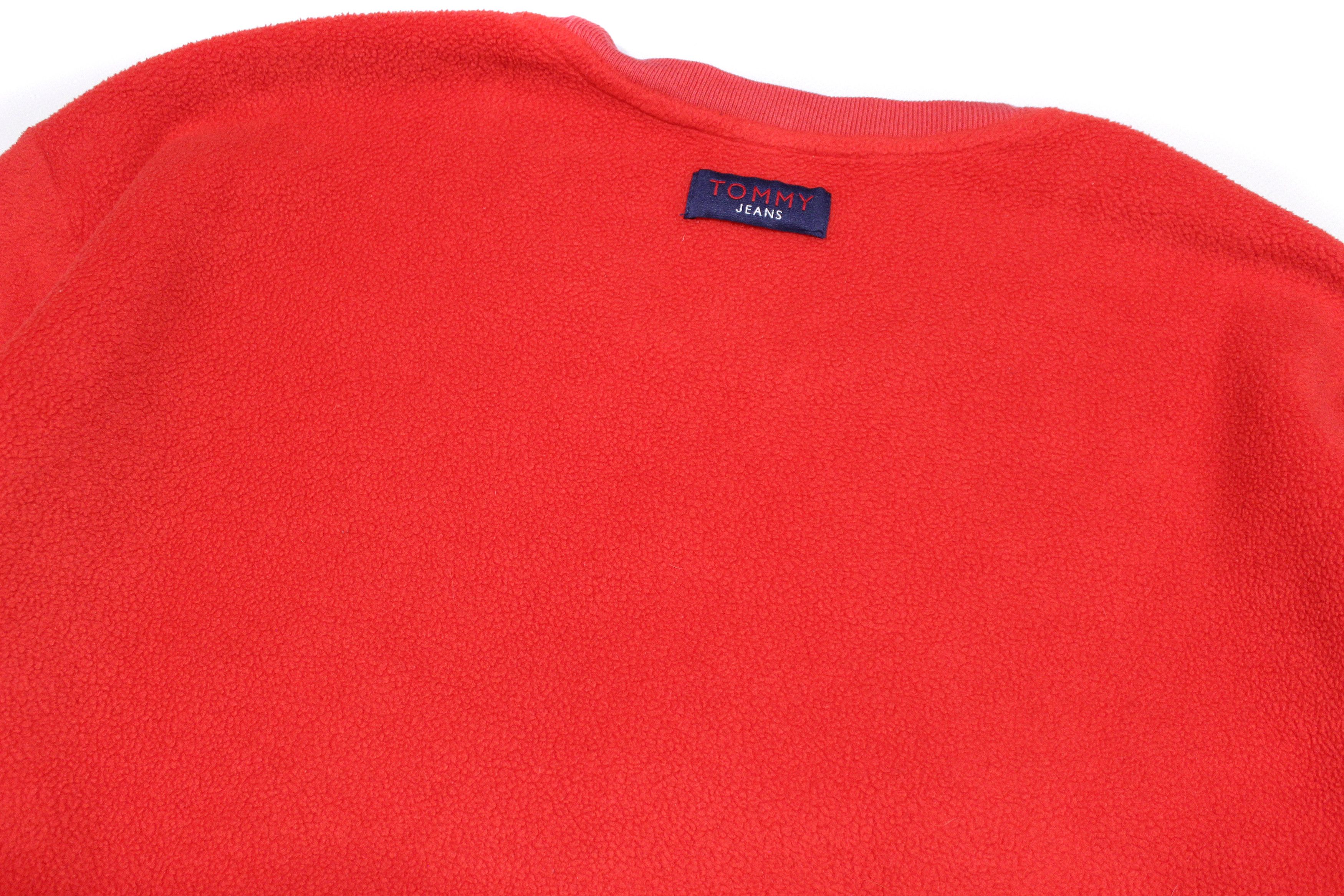 Tommy Hilfiger 90S Logo Fleece Sweatshirt Size US L / EU 52-54 / 3 - 4 Thumbnail