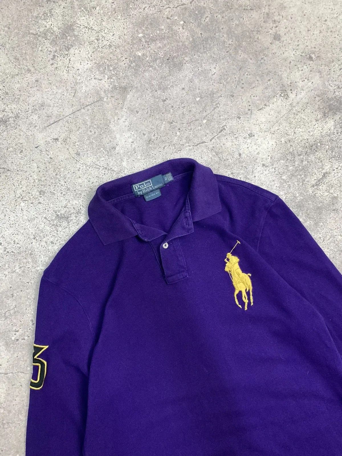 Polo Ralph Lauren Vintage Long sleeve Polo Ralph Lauren regby faded Size US M / EU 48-50 / 2 - 11 Thumbnail
