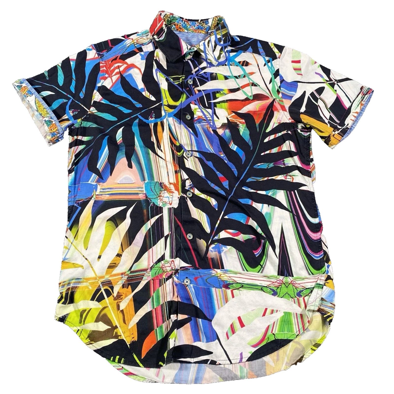 Robert Graham Robert Graham Fish N Chips Short Sleeve Sport Shirt S Multi Size US S / EU 44-46 / 1 - 6 Thumbnail
