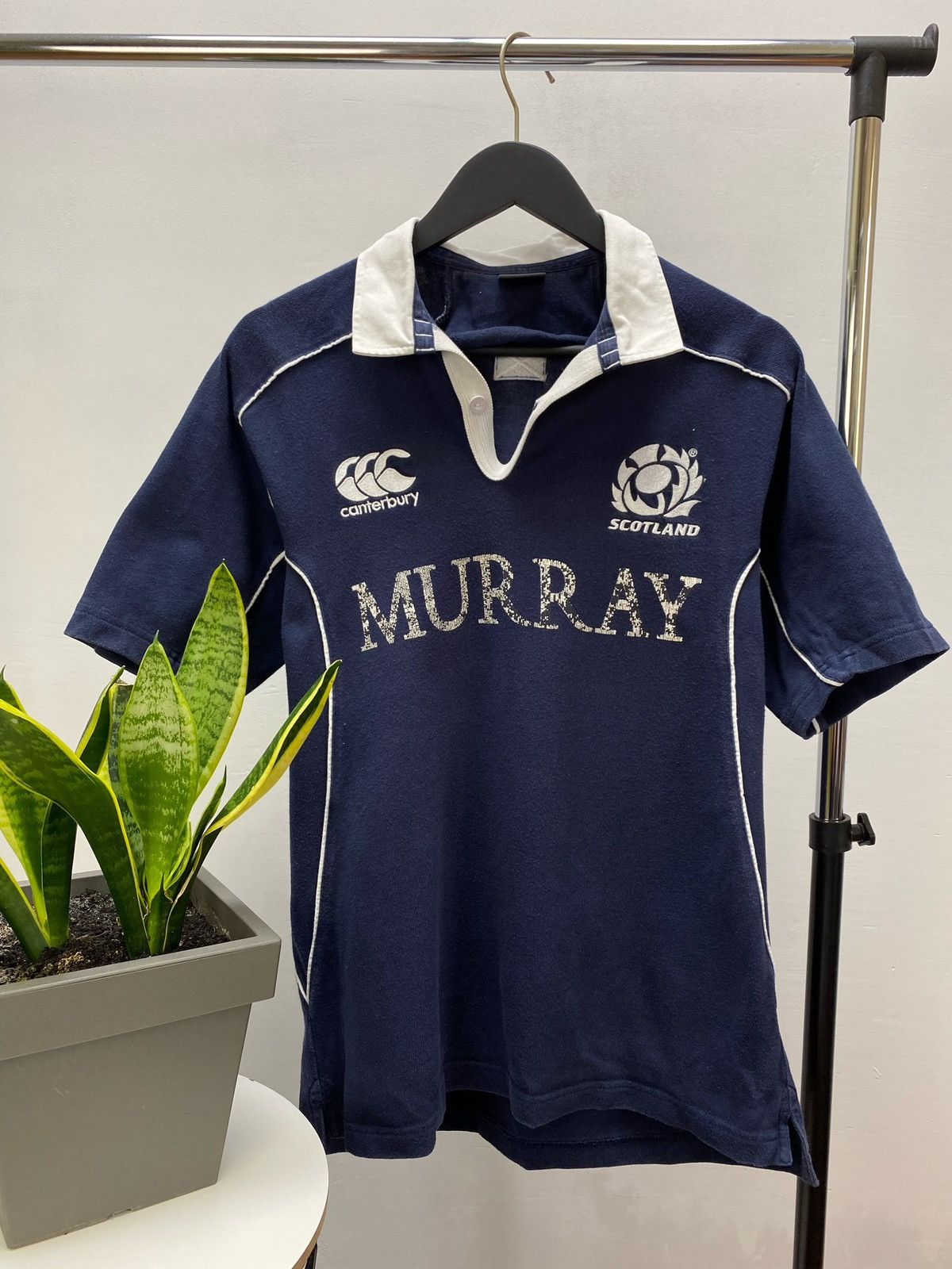 Canterbury of New Zealand × Vintage Vintage Scotland Rugby Union Jersey Rare Hype Size US M / EU 48-50 / 2 - 1 Thumbnail