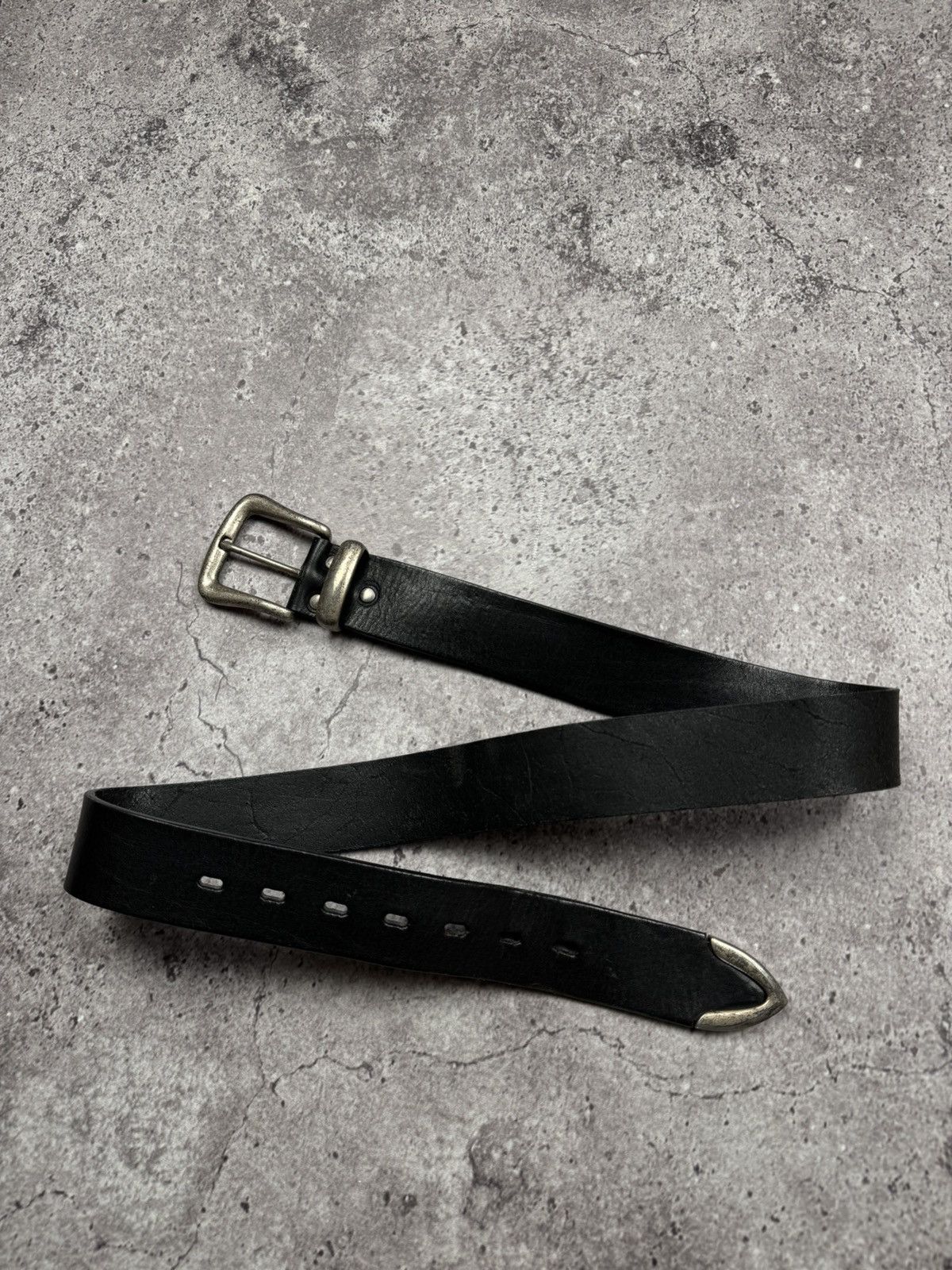 Japanese Brand 00’S NUMBER NINE STYLE JAPAN LEATHER Y2K BELT JAPANESE RARE Size ONE SIZE - 10 Thumbnail