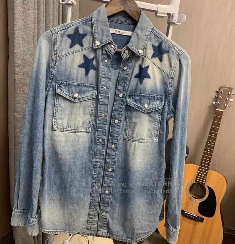Givenchy Givenchy Denim jacket denim shirt Size XS / US 0-2 / IT 36-38 - 1 Thumbnail