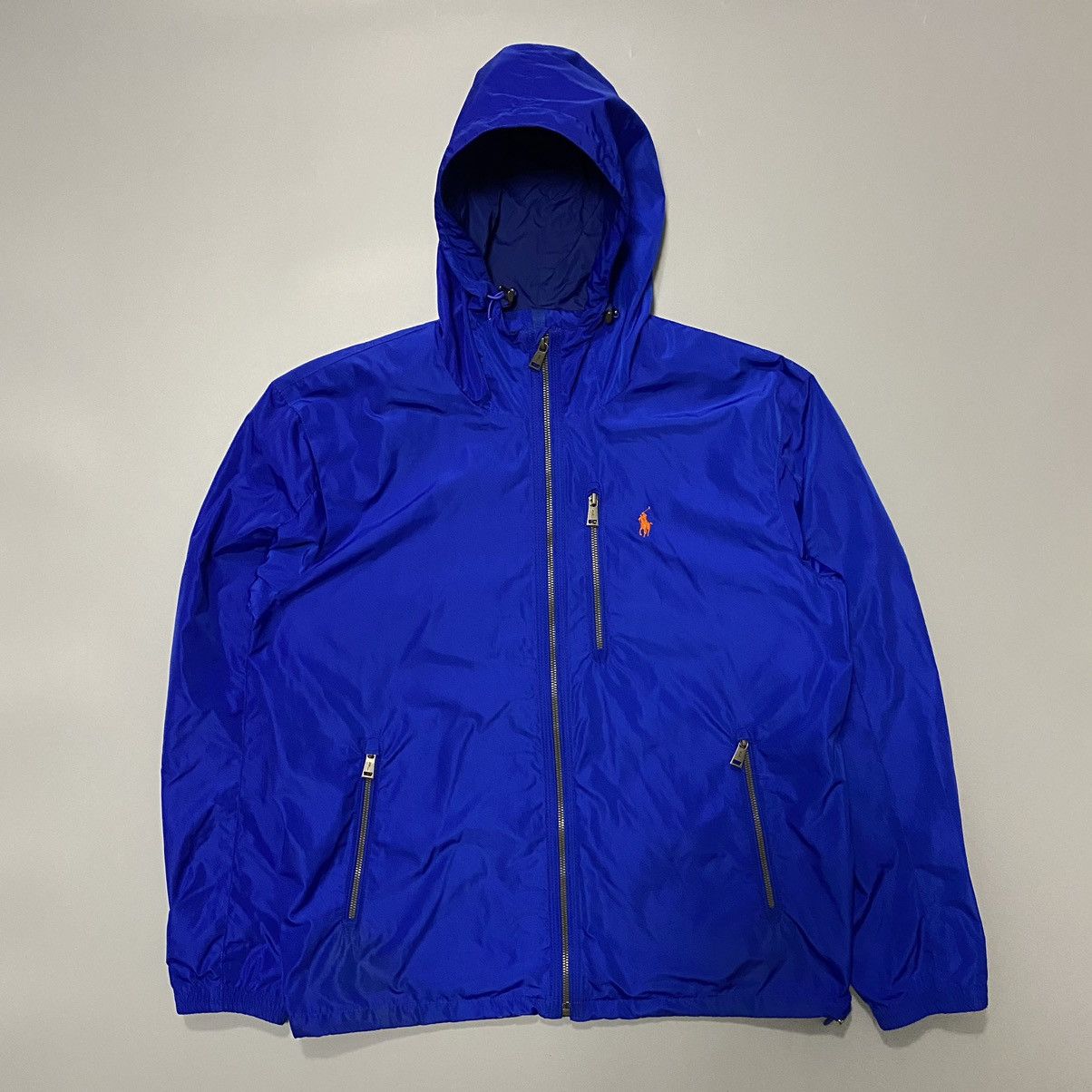 Polo Ralph Lauren Polo Ralph Lauren Nylon Mens Full Zip Jacket Size M Blue Size US M / EU 48-50 / 2 - 1 Thumbnail