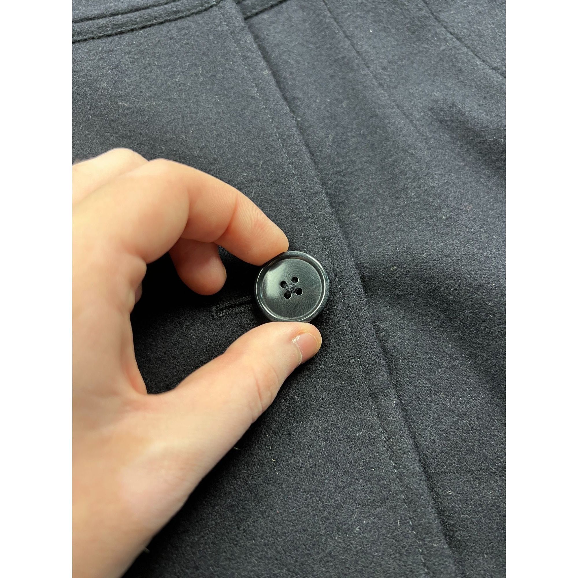 Jil Sander × Uniqlo +J Jil Sander For Uniqlo Double Breasted Wool Coat (Y0803) Size M / US 6-8 / IT 42-44 - 5 Thumbnail