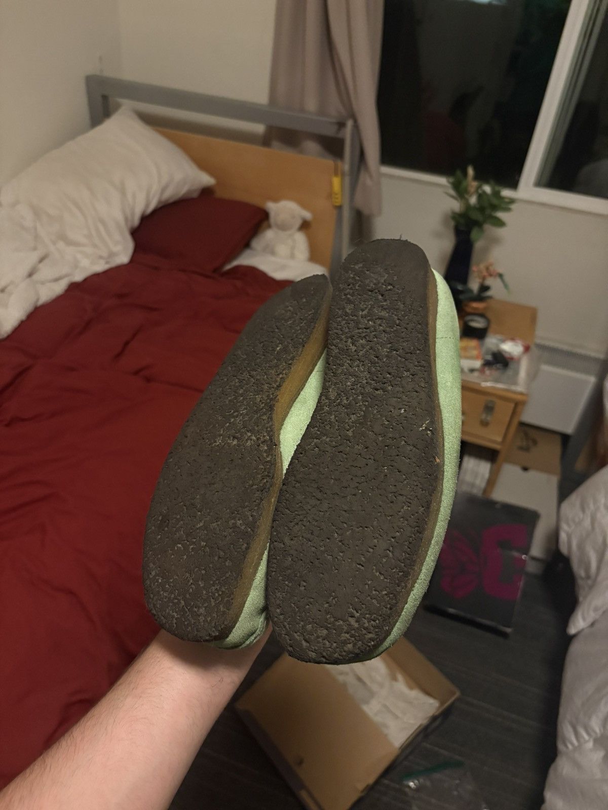 Clarks × Stussy STÜSSY X CLARKS WALLABEES Cactus Green Paisley 10.5 Stussy Size US 10.5 / EU 43-44 - 15 Thumbnail