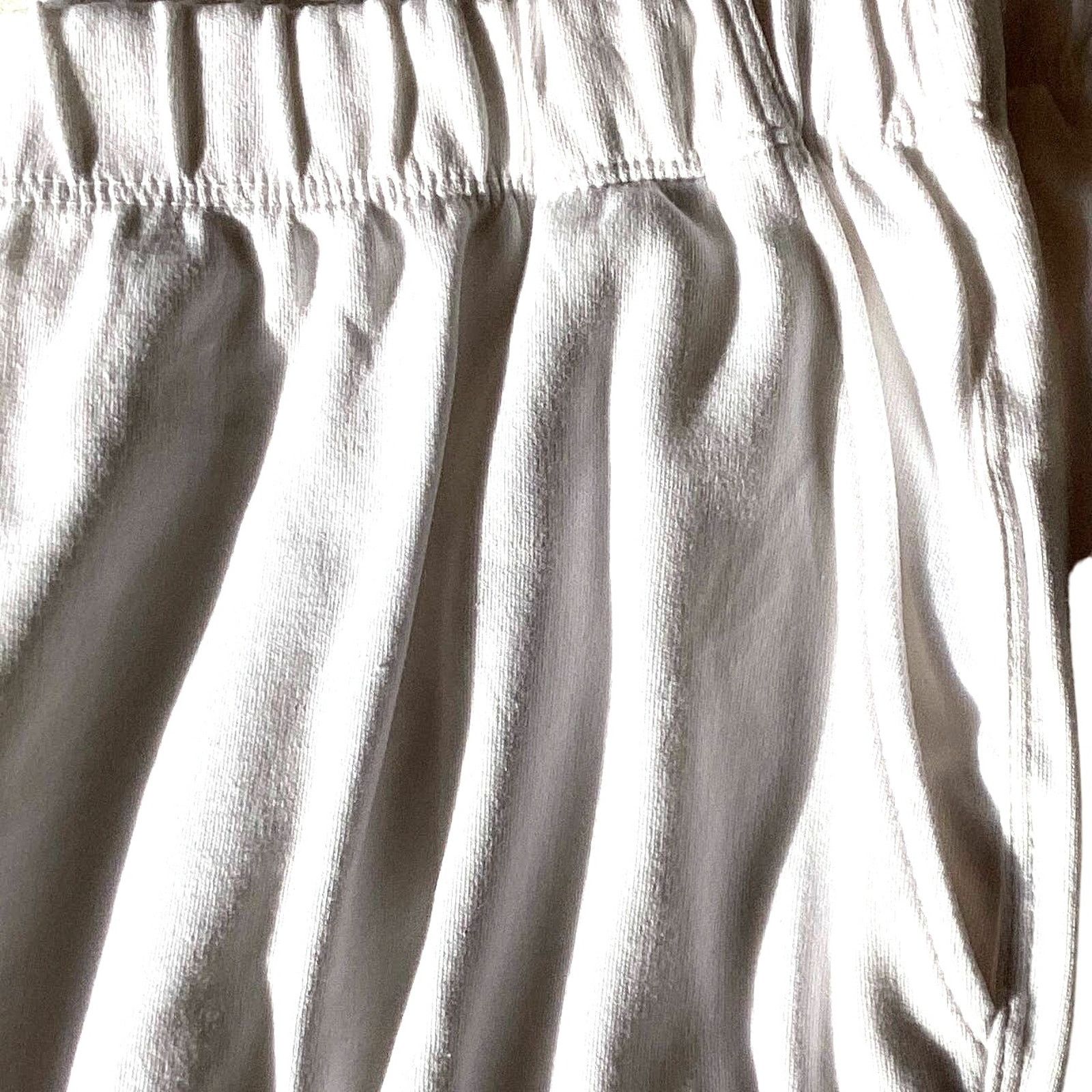 Lands' End Lands End Womens White Sport Knit Pants XL Size 38" / US 16 / IT 52 - 6 Thumbnail